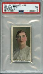 Les Bachman [Backman] Baseball Cards 1911 M116 Sporting Life Prices