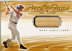 Mark Grace #MG Baseball Cards 2001 SP Game Bat Piece of the Game Prices