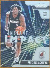 Precious Achiuwa #6 Basketball Cards 2020 Panini Prizm Instant Impact Prices