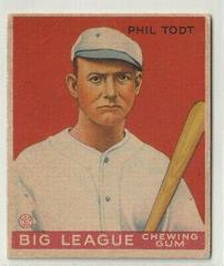 Phil Todt #39 Baseball Cards 1934 World Wide Gum Prices