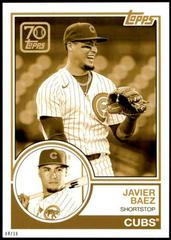 Javier Baez Baseball Cards 2021 Topps 70 Years of Baseball Prices