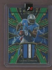 Calvin Johnson [Sparks Green Prizm] Football Cards 2020 Panini Select Sparks Prices