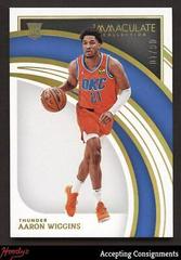 Aaron Wiggins [Gold] #70 Basketball Cards 2021 Panini Immaculate Collection Prices