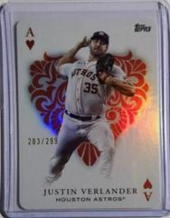 Justin Verlander [Red] #AA-6 Baseball Cards 2023 Topps All Aces Prices
