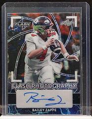 Bailey Zappe [Kaleidoscope Lightning] Football Cards 2022 Leaf Flash Photography Autographs Prices