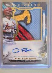 Alec Burleson [Blue] #IAJP-AB Baseball Cards 2023 Topps Inception Autograph Jumbo Patch Prices