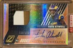 Tutu Atwell [Patch Autograph] Football Cards 2021 Panini Zenith Prices