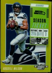 Russell Wilson [Gold] #10 Football Cards 2018 Panini Contenders Optic Prices