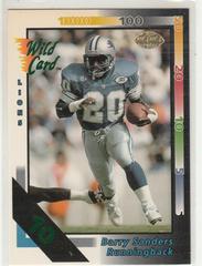 Barry Sanders [10 Stripe] Football Cards 1992 Wild Card Prices