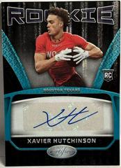 Xavier Hutchinson [Teal Etch] #RS-10 Football Cards 2023 Panini Certified Rookie Signatures Prices