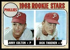 Phillies' Rookie Stars [Larry Colton and Dick Thoenen] #348 Baseball Cards 1968 Topps Prices