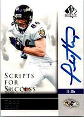 Todd Heap #SS-HE Football Cards 2004 SP Authentic Scripts for Success Autograph Prices