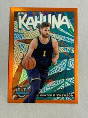 Hunter Dickinson [Orange] #BK-23 Basketball Cards 2021 Bowman University The Big Kahuna Prices