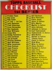 Checklist 1-132 #4 Baseball Cards 1972 Topps Prices