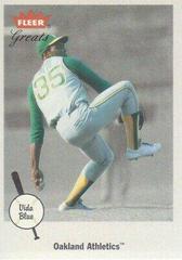 Vida Blue Baseball Cards 2002 Fleer Greats Prices
