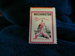 Washington Senators [Logo] Baseball Cards 1962 Topps Stamps Prices
