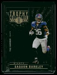 Tiki Barber, Saquon Barkley [Conference] #TC-50 Football Cards 2022 Panini Illusions Trophy Collection Prices