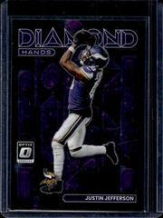 Justin Jefferson [Purple Stars] Football Cards 2022 Panini Donruss Optic Diamond Hands Prices