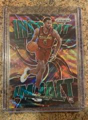 Evan Mobley [Green Prizm] Basketball Cards 2021 Panini Prizm Instant Impact Prices