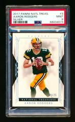 Aaron Rodgers [Holo Silver] #3 Football Cards 2017 Panini National Treasures Prices