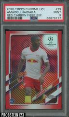Amadou Haidara [Red Carbon Fiber] Soccer Cards 2020 Topps Chrome UEFA Champions League Prices