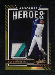 Ken Griffey Jr. [Spectrum Gold] #AHM-KG Baseball Cards 2022 Panini Absolute Heroes Memorabilia Prices