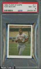 Tom Seaver #11 Baseball Cards 1982 Fleer Stamps Prices