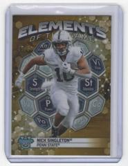 Nick Singleton [Gold] #ETG-13 Football Cards 2023 Bowman's Best University Elements of the Game Prices