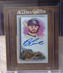 Brandon Lowe #MA-BL Baseball Cards 2022 Topps Allen & Ginter Mini Autographs Prices