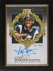 Harold Baines #HAFA-HB Baseball Cards 2022 Topps Gilded Collection Gold Framed Hall of Famer Autographs Prices