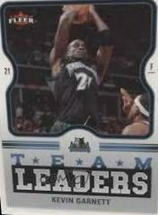 Kevin Garnett Basketball Cards 2006 Fleer Team Leaders Prices