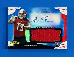 Mike Evans [Blue Refractor] #RAPME Football Cards 2014 Topps Finest Rookie Autograph Patch Prices