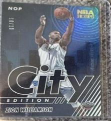 Zion Williamson [Artist Proof Gold] #9 Basketball Cards 2021 Panini Hoops City Edition Prices