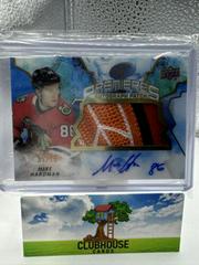 Mike Hardman [Autograph Patch] #IP-MH Hockey Cards 2021 Upper Deck Ice Premieres Prices