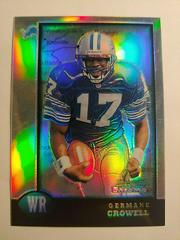Germane Crowell [Interstate Refractors] #8 Football Cards 1998 Bowman Chrome Prices