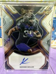 Kendre Miller #RS-KMI Football Cards 2023 Panini Select Draft Picks Rookie Signatures Prices