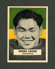 Normie Kwong Football Cards 1959 Wheaties CFL Prices
