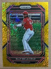Elly De La Cruz [Gold Shimmer] #92 Baseball Cards 2023 Panini Prizm Prices