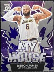 LeBron James [Purple] #4 Basketball Cards 2022 Panini Donruss Optic My House Prices