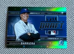 Brandon Barriera [Green] Baseball Cards 2022 Bowman Draft Night Prices