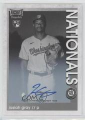 Josiah Gray [Black & White] Baseball Cards 2022 Topps Archives Snapshots Autographs Prices