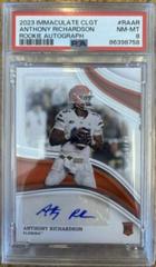 Anthony Richardson #2 Football Cards 2023 Panini Immaculate Rookie Autograph Prices