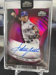 Adrian Beltre Baseball Cards 2022 Topps Chrome Black Autographs Prices