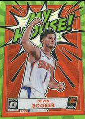 Devin Booker [Green] #15 Basketball Cards 2020 Panini Donruss Optic My House Prices