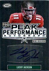 Lucky Jackson [Silver] #PK-LJ Football Cards 2020 Sage Hit Peak Performance Autograph Prices