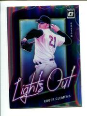 Roger Clemens [Holo] Baseball Cards 2021 Panini Donruss Optic Lights Out Prices
