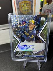 Brice Turang [Crackle] Baseball Cards 2023 Topps Xpectations Autographs Prices