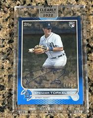 Spencer Torkelson [Blue] #CAA-ST Baseball Cards 2022 Topps Clearly Authentic Autographs Prices