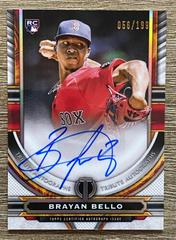 Brayan Bello #TA-BBE Baseball Cards 2023 Topps Tribute Autographs Prices