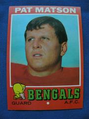Pat Matson Football Cards 1971 Topps Prices